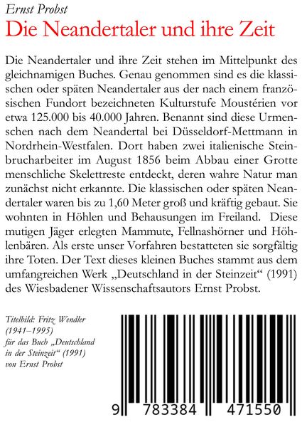 Produktbild: Die Neandertaler und ihre Zeit