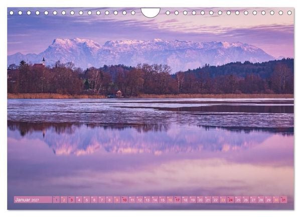 Produktbild: Alpenseen - Berge im Spiegel (Wandkalender 2027 DIN A4 quer), CALVENDO Monatskalender