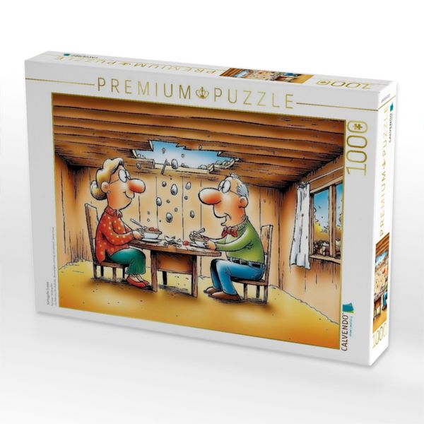 Produktbild: CALVENDO Puzzle Verhagelte Suppe | 1000 Teile Lege-Gr&ouml;&szlig;e 64x48cm Foto-Puzzle f&uuml;r gl&uuml;ckliche Stunden