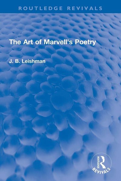 Produktbild: The Art of Marvell's Poetry
