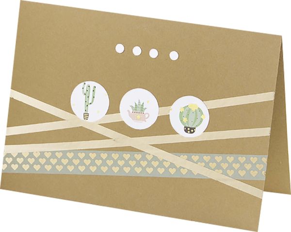 Produktbild: Folia Klappkarten/Doppelkarten f&uuml;r Einladungen, Gl&uuml;ckwunsch- oder Gru&szlig;karten, 10,5x15cm, natron-braun, 5 Karten + Kuverts + Einlagen