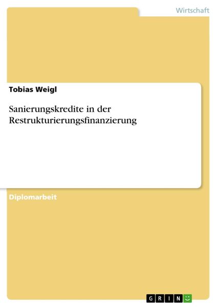Produktbild: Sanierungskredite in der Restrukturierungsfinanzierung