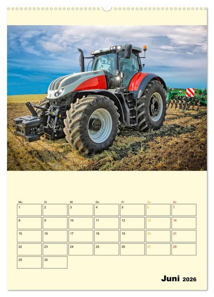 Produktbild: Traktor Giganten (Wandkalender 2026 DIN A2 hoch), CALVENDO Monatskalender