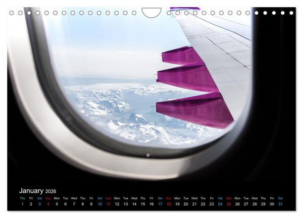Produktbild: AVIATION MOMENTS 2026 (Wall Calendar 2026 DIN A4 landscape), CALVENDO 12 Month Wall Calendar