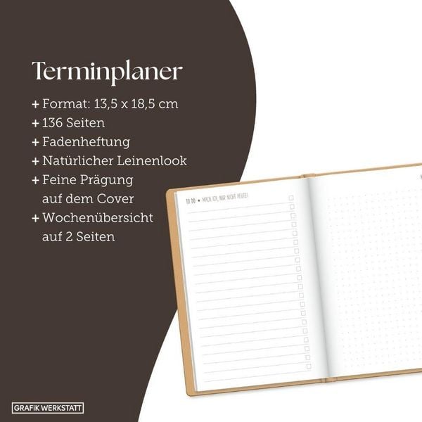 Produktbild: Terminplaner NatureArt 2027 Mond