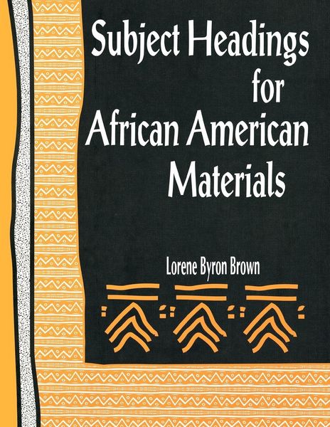 Produktbild: Subject Headings for African American Materials