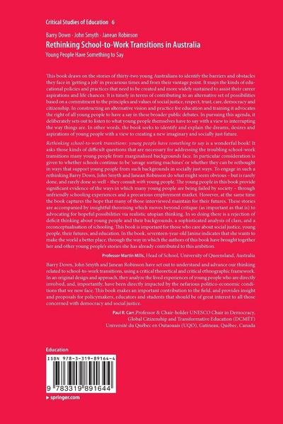 Produktbild: Rethinking School-to-Work Transitions in Australia