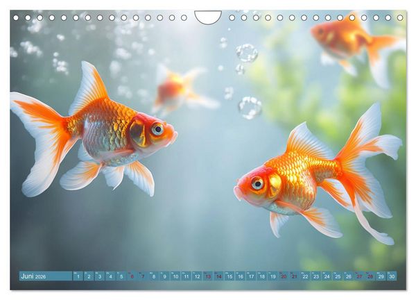 Produktbild: Tiefenentspanntes Aquarium (Wandkalender 2026 DIN A4 quer), CALVENDO Monatskalender