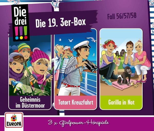 Produktbild: Die drei !!! 3er Box. Box.19, 3 Audio-CD