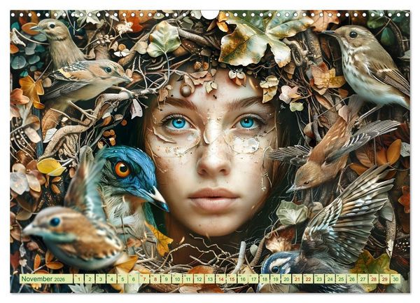 Produktbild: Die vielen Gesichter von Mutter Natur (Wandkalender 2026 DIN A3 quer), CALVENDO Monatskalender