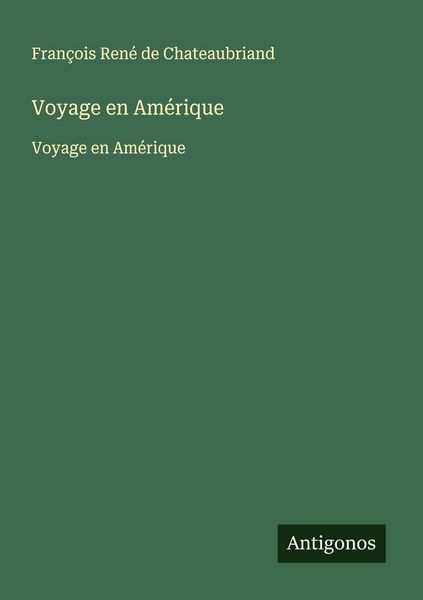 Produktbild: Voyage en Am&eacute;rique