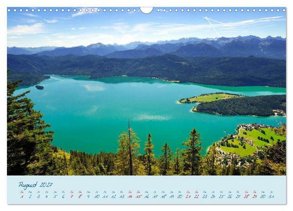 Produktbild: Die Seen Oberbayerns Juwelen der Natur (Wandkalender 2027 DIN A3 quer), CALVENDO Monatskalender