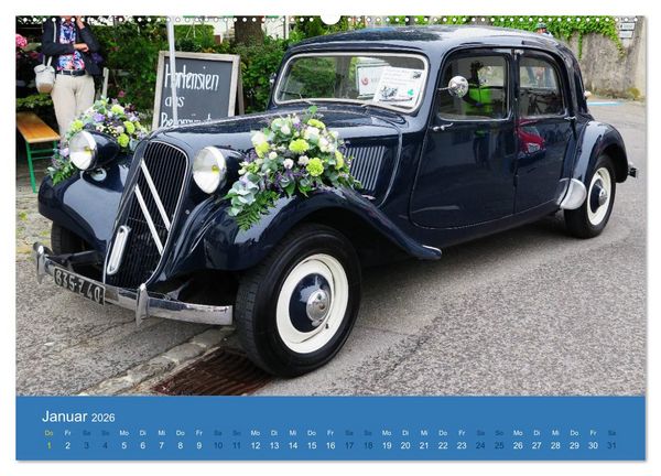 Produktbild: Citroen Traction Avant (Wandkalender 2026 DIN A2 quer), CALVENDO Monatskalender