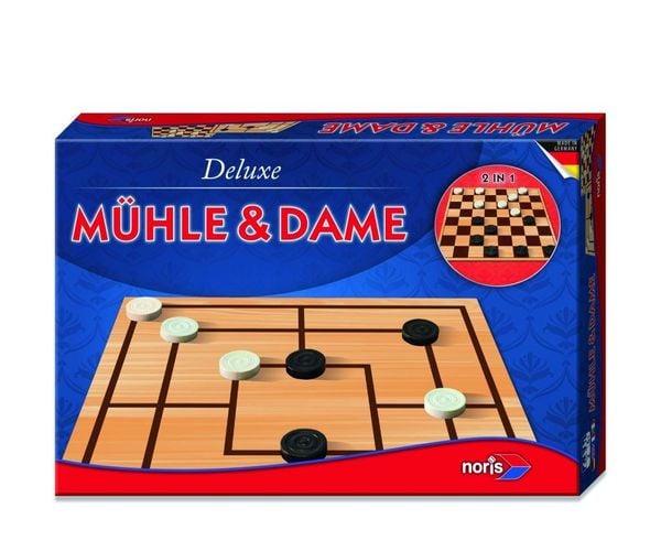 Spiele-Set Schach, Dame & Mühle, Gesellschaftsspiele