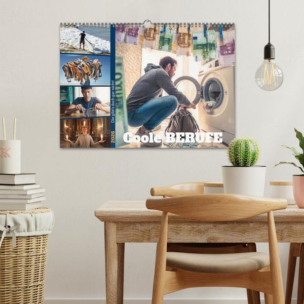 Produktbild: Coole Berufe (Wandkalender 2026 DIN A3 quer), CALVENDO Monatskalender
