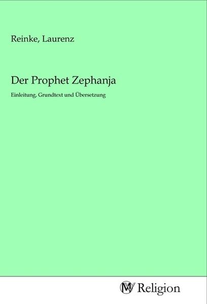 Produktbild: Der Prophet Zephanja