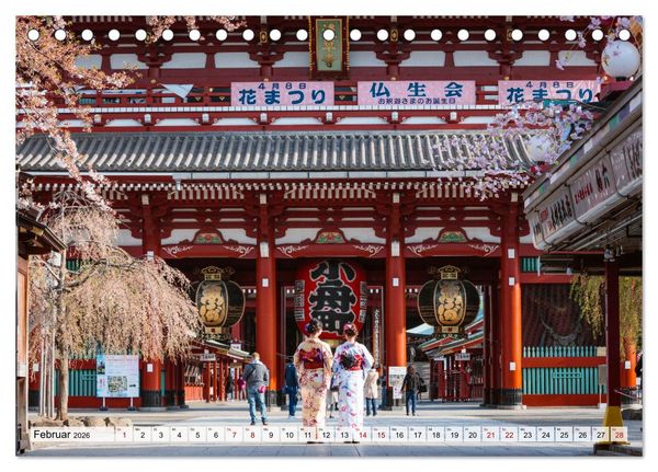 Produktbild: Japan - Traditionen und Modernit&auml;t (Tischkalender 2026 DIN A5 quer), CALVENDO Monatskalender