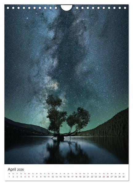 Produktbild: Milchstra&szlig;e - Unsere faszinierende Galaxie. (Wandkalender 2026 DIN A4 hoch), CALVENDO Monatskalender
