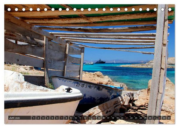 Produktbild: Formentera - Urlaub f&uuml;r die Seele (Tischkalender 2026 DIN A5 quer), CALVENDO Monatskalender