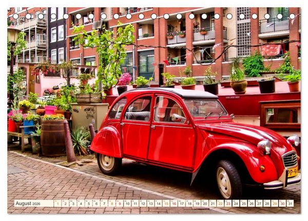 Produktbild: Citro&euml;n 2CV - geliebte Ente (Tischkalender 2026 DIN A5 quer), CALVENDO Monatskalender