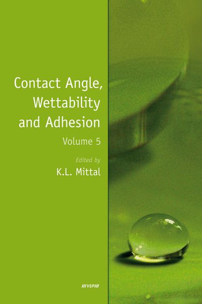 Produktbild: Contact Angle, Wettability and Adhesion, Volume 5