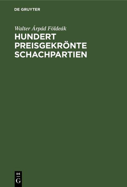 Produktbild: Hundert preisgekr&ouml;nte Schachpartien
