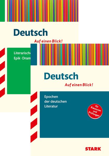 Produktbild: STARK Deutsch - auf einen Blick! Deutsch Literatur - Epochen + Gattungen