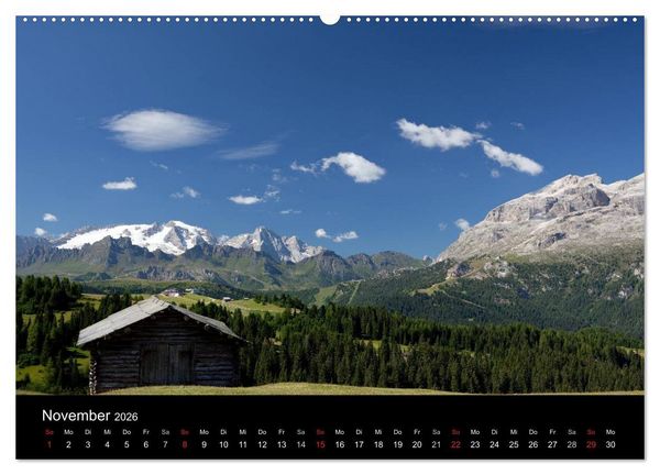 Produktbild: Ladinien - Wo S&uuml;dtirol am sch&ouml;nsten ist (Wandkalender 2026 DIN A2 quer), CALVENDO Monatskalender