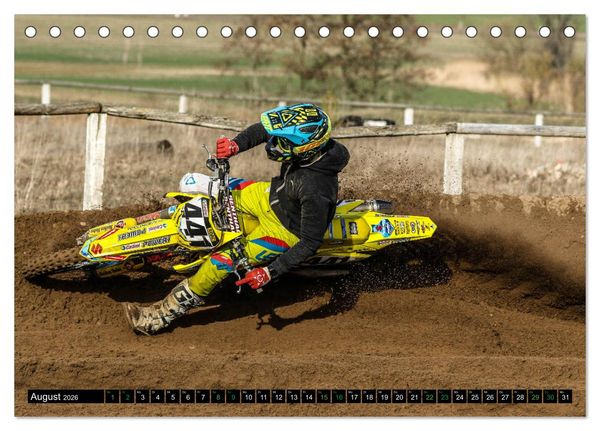 Produktbild: MOTOCROSS 2026 (Tischkalender 2026 DIN A5 quer), CALVENDO Monatskalender