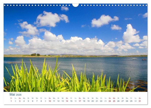 Produktbild: Irland 2026. Impressionen zwischen gr&uuml;nen H&uuml;geln und blauen K&uuml;sten (Wandkalender 2026 DIN A3 quer), CALVENDO Monatskalender