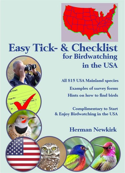 Produktbild: Easy Tick- & Checklist for Birdwatching in the USA