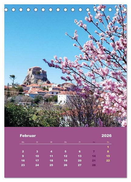 Produktbild: Entdecke die Sch&ouml;nheit der griechischen Insel Lesvos (Tischkalender 2026 DIN A5 hoch), CALVENDO Monatskalender