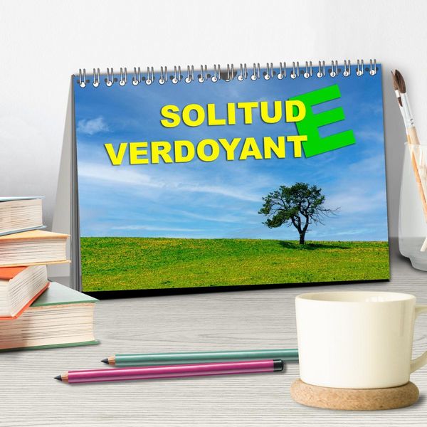 Produktbild: Solitude verdoyante (Calendrier de bureau 2026 DIN A5 vertical), CALVENDO calendrier mensuel