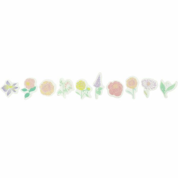 Produktbild: Washi Sticker Blumen, Pastell , The Sky is the Limit, 200 Stk/Rolle