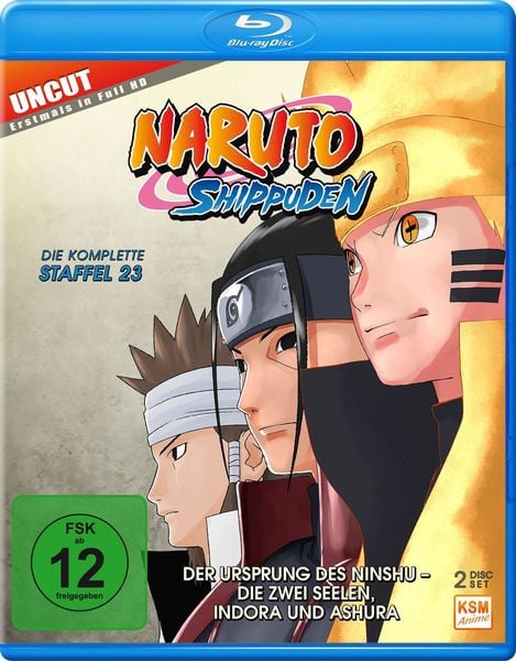 Naruto Shippuden - Staffel 23: Der Ursprung des Ninshu - Die zwei Seelen, Indora und Ashura (Folgen 679-689) [2 BRs]