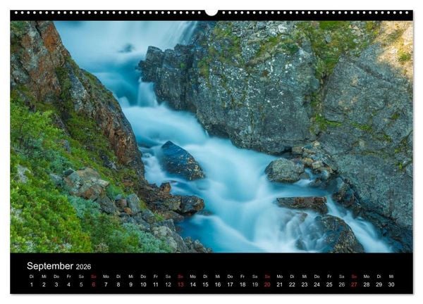 Produktbild: Naturwucht Skandinavien (hochwertiger Premium Wandkalender 2026 DIN A2 quer), Kunstdruck in Hochglanz