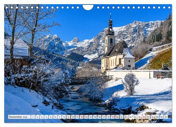 Produktbild: Mein Berchtesgadener Land - Wundersch&ouml;n zu jeder Jahreszeit (Wandkalender 2026 DIN A4 quer), CALVENDO Monatskalender