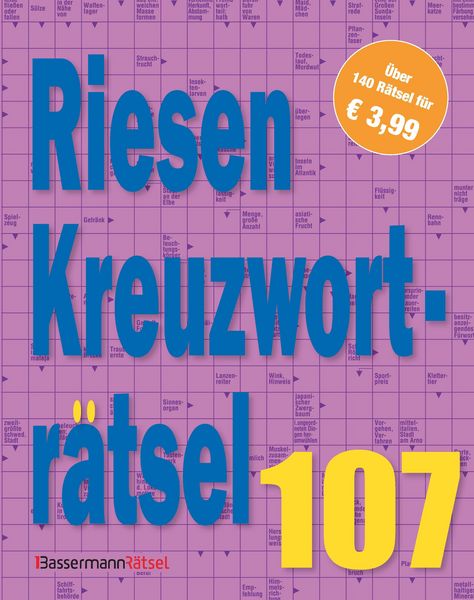 Produktbild: Riesen-Kreuzwortr&auml;tsel 107