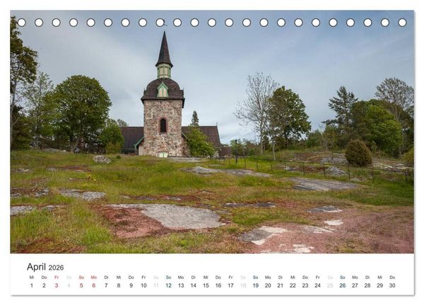 Produktbild: &Aring;land Inseln: Sch&auml;rengarten der Ostsee (Tischkalender 2026 DIN A5 quer), CALVENDO Monatskalender