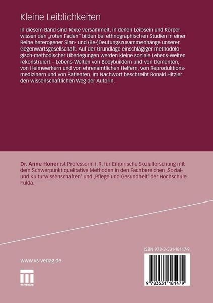 Produktbild: Kleine Leiblichkeiten