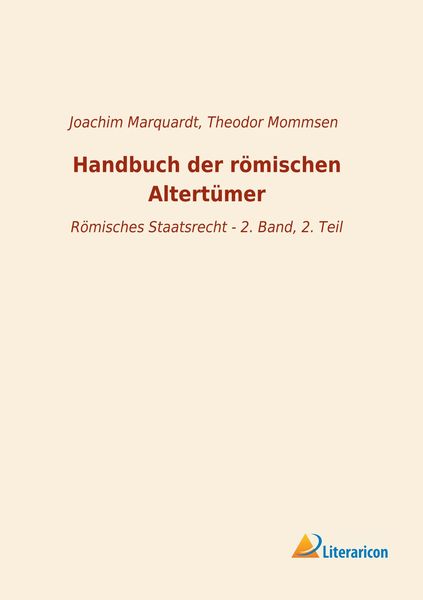 Produktbild: Handbuch der r&ouml;mischen Altert&uuml;mer