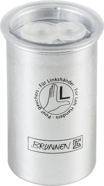 Produktbild: Brunnen Dosenspitzer Linksh&auml;nder | aluminiumfarben