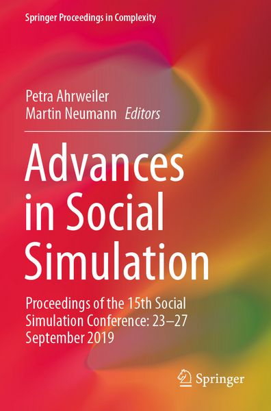 Produktbild: Advances in Social Simulation
