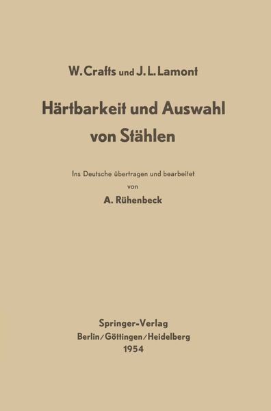 Produktbild: H&auml;rtbarkeit und Auswahl von St&auml;hlen