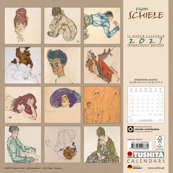 Produktbild: Egon Schiele &ndash; Drawings 2027