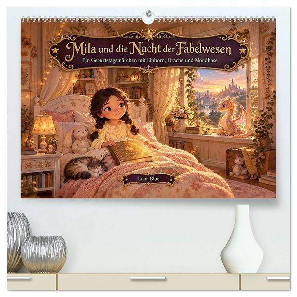 Produktbild: Mila und die Nacht der Fabelwesen (hochwertiger Premium Wandkalender 2027 DIN A2 quer), Kunstdruck in Hochglanz