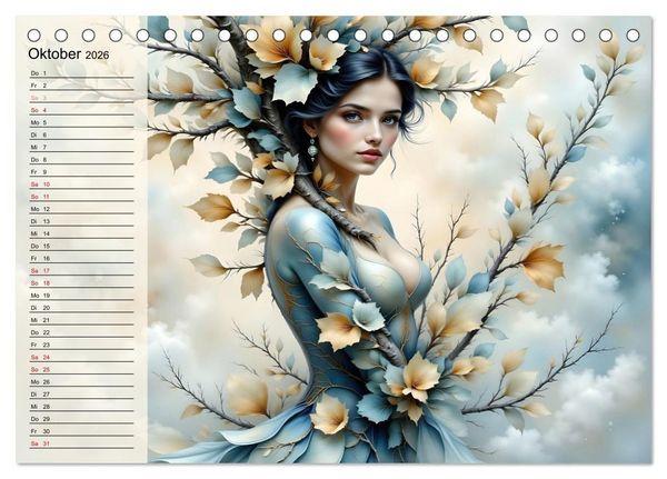 Produktbild: Waldgeborene Eleganz (Tischkalender 2026 DIN A5 quer), CALVENDO Monatskalender