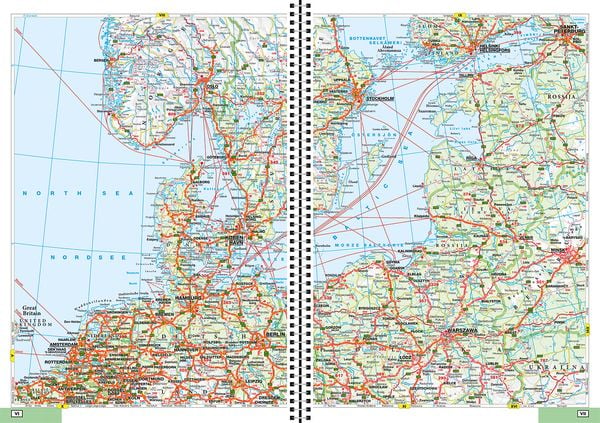 Produktbild: Falk Reiseatlas Europa 1:800.000