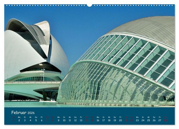 Produktbild: Valencia - Geschichte und Moderne (Wandkalender 2026 DIN A2 quer), CALVENDO Monatskalender