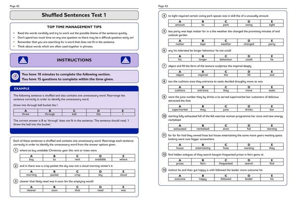 Produktbild: 11+ Verbal Reasoning, Non-Verbal Reasoning & Maths Complete Practice Workbook